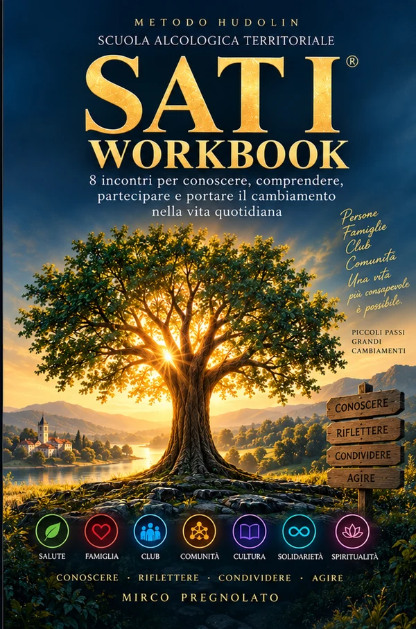 Copertina Trilogia SAT (Scuola Alcologica Territoriale)